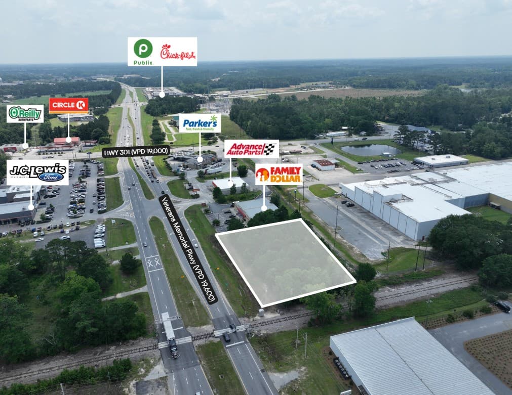 1.06 Acre Retail Development Lot — Land in Statesboro, GA