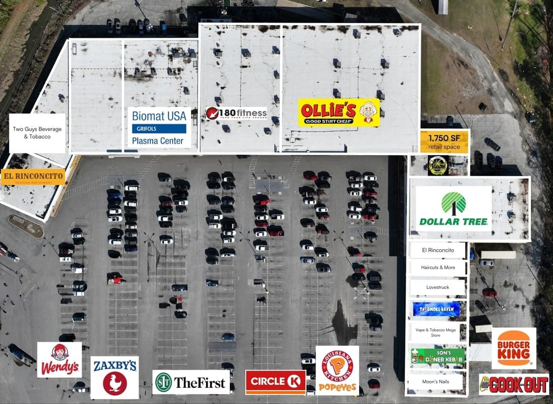 1,750 SF Retail Space for Lease