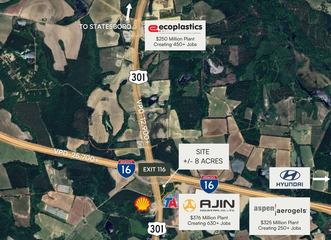 Prime development tract - HWY 301/I-16