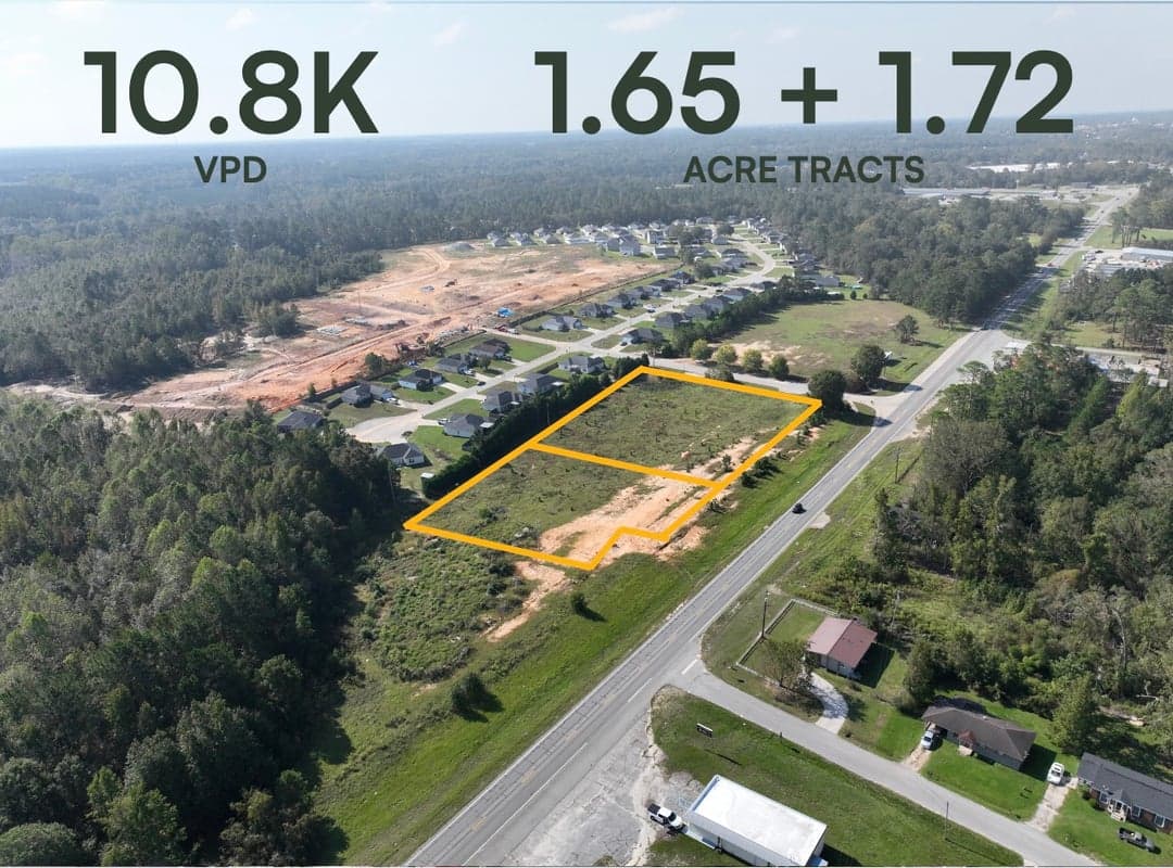 1.72 + 1.65 (3.37 Acre) Acre Highway Orientated Commercial