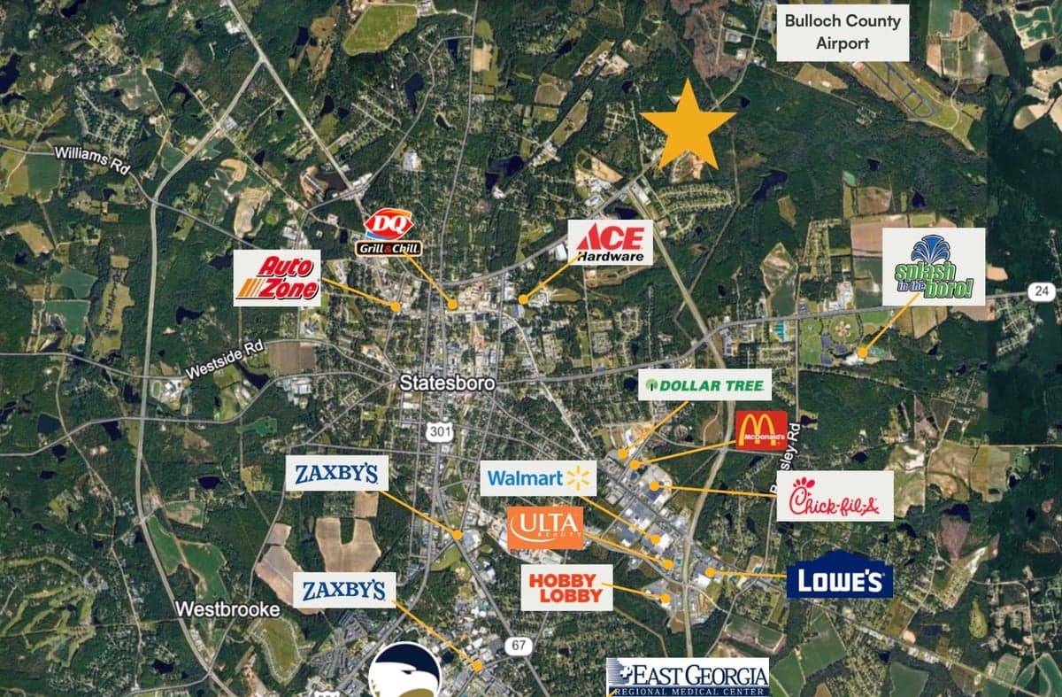 1.72 + 1.65 (3.37 Acre) Acre Highway Orientated Commercial